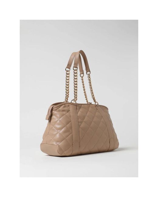 Liu Jo Natural Rosa Gesteppte Schultertasche Mit Kettenriemen