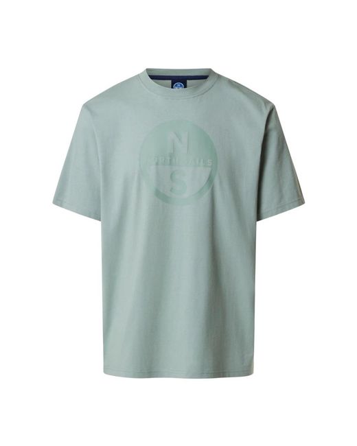 North Sails Blue T-Shirts for men