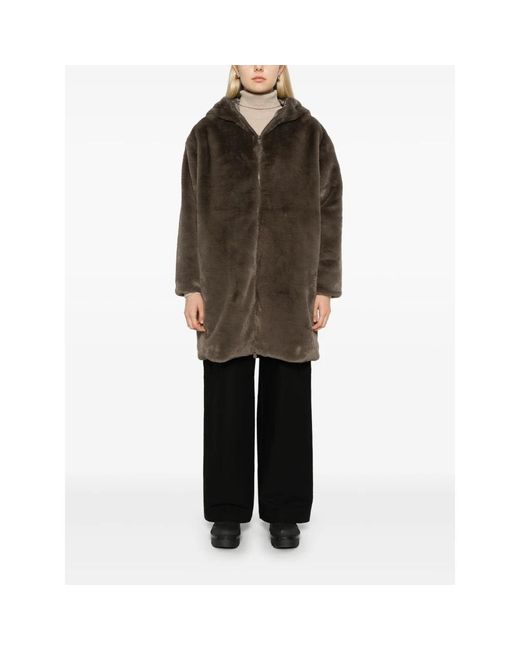 Save The Duck Faux Fur & Shearling Jackets in het Brown