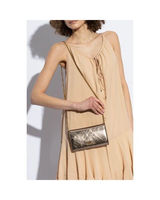 Chloé Natural Wallet On Chain Iconic