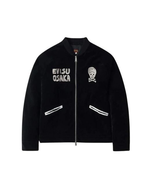 Light Jackets Evisu de hombre de color Black