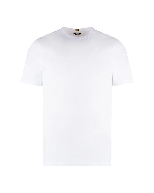 K-Way T-Shirts in het White voor heren