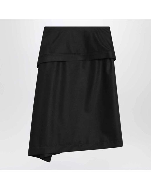 Ferragamo Rokken ,Zwart ,Zwarte Lange Rok Gonna Lunga in het Black