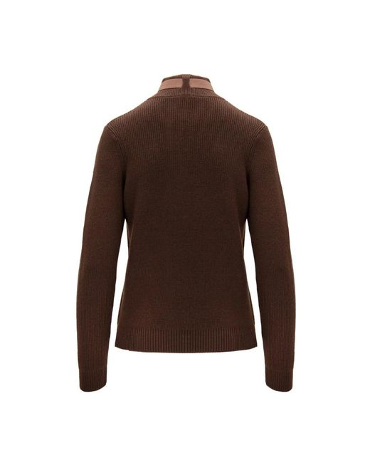 Elisabetta Franchi Brown Turtlenecks
