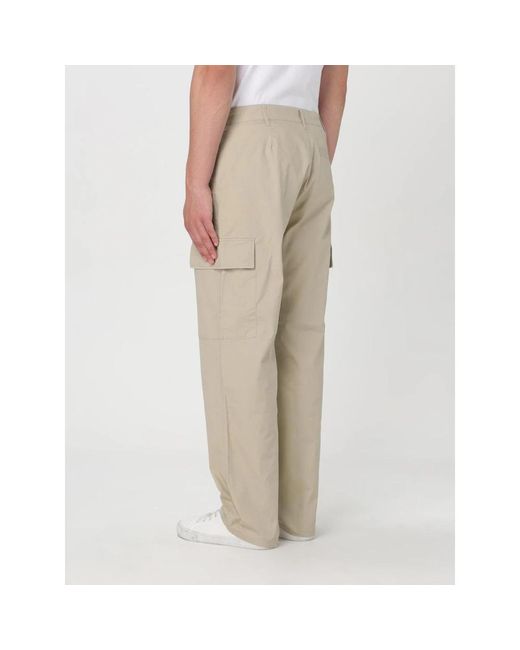 ARMANI EXCHANGE Natural Straight Trousers for men