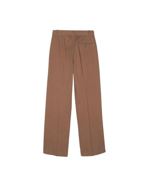 Circolo 1901 Brown Wide Trousers