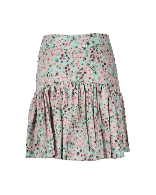 Colección De Faldas Cortas Elegantes, Mujer, Talla WEILI ZHENG de color Green