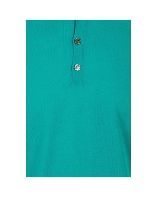 Daniele Fiesoli Blue Polo Shirts for men