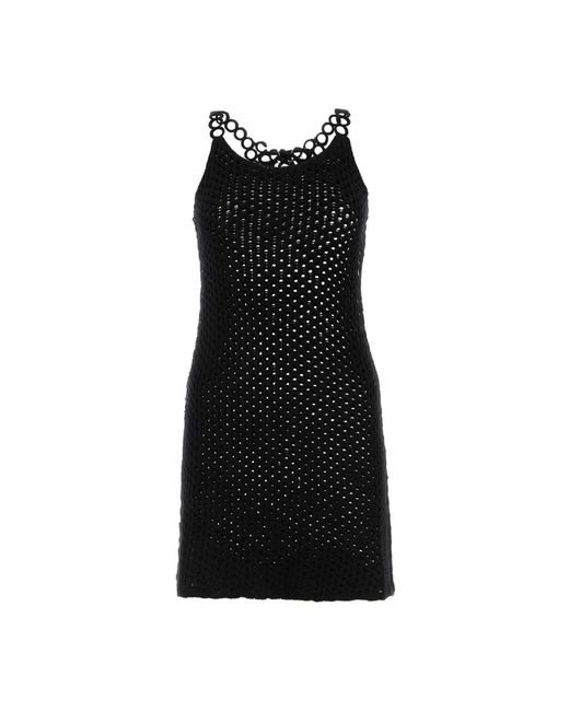 Chloé Crochet Mini Jurk in het Black