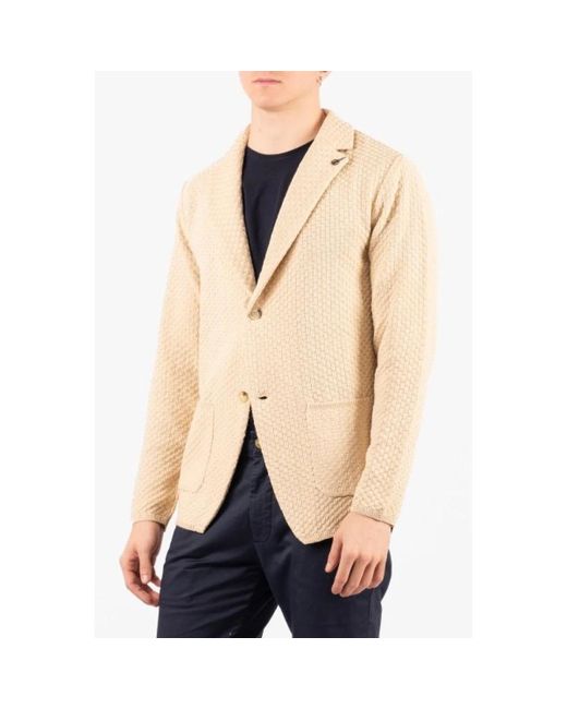 Paoloni Natural Blazers for men