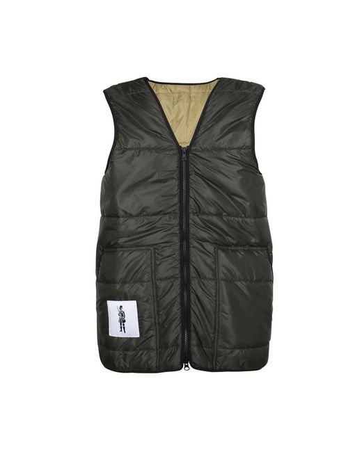 Mackintosh Jassen ,Groen ,Polyester Gewatteerd Mouwloos Vest in het Gray voor heren