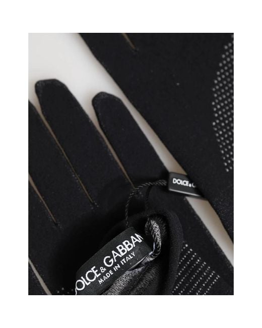 Dolce & Gabbana Black Gloves