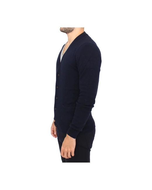 Ermanno Scervino Blue Cardigans for men