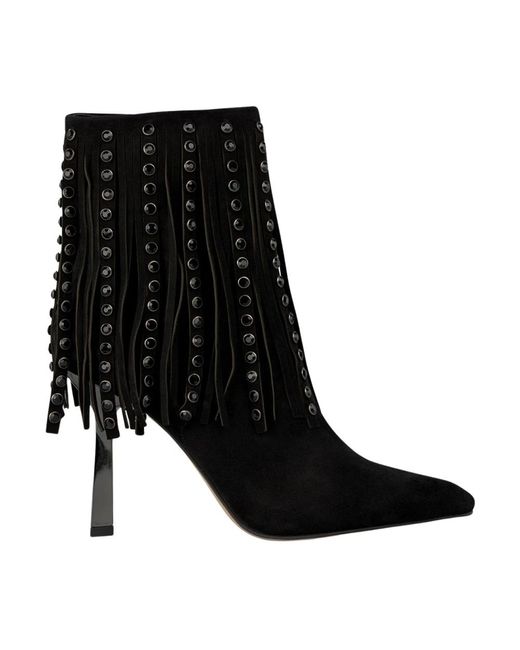 Alma En Pena. Black Cowboy & Biker Boots