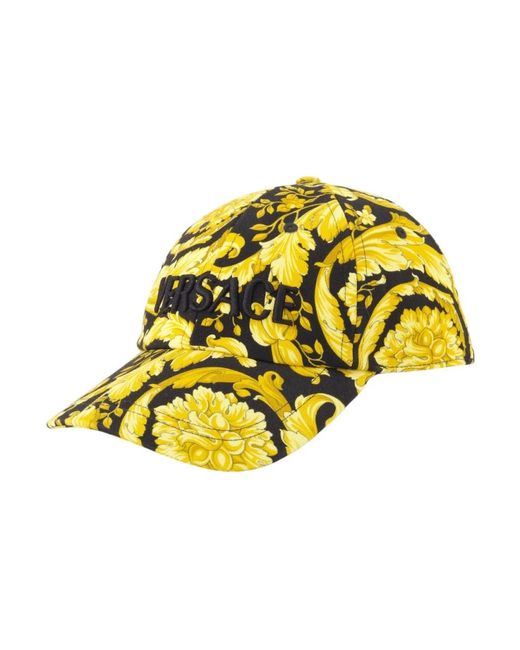 Barocco cappello di Versace in Yellow da Uomo