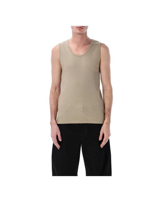 Lemaire Natural Sleeveless Tops for men
