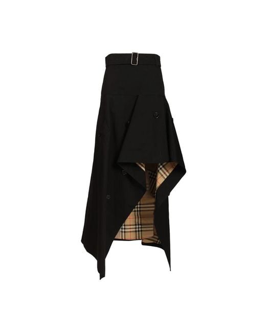 Burberry Black Maxi Skirts