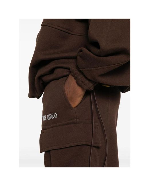 The Attico Brown Wide Trousers