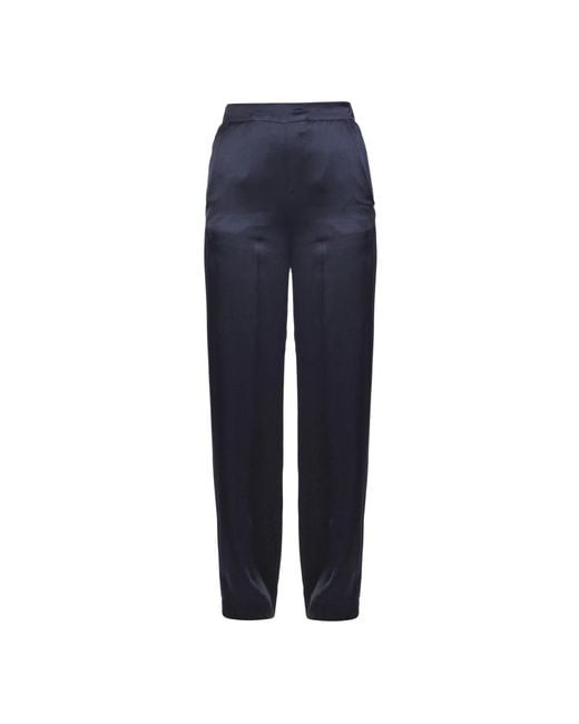 Ottod'Ame Blue Straight Trousers