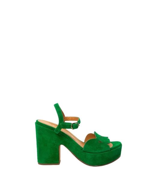 Chie Mihara Green High Heel Sandals