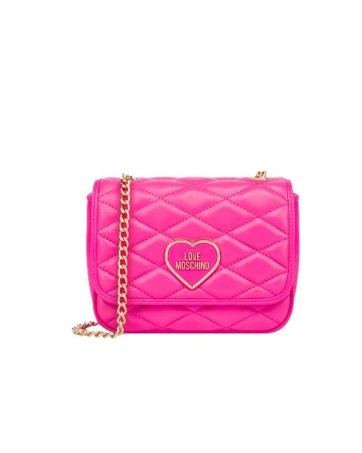 Love Moschino Pink Cross Body Bags