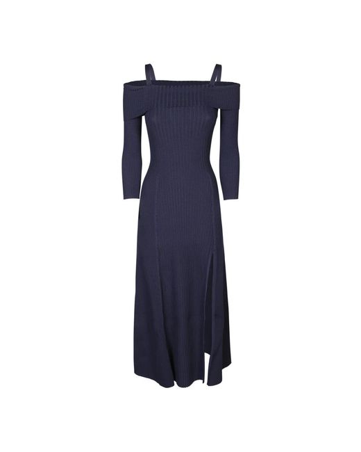 Ganni Blue Maxi Dresses