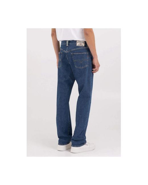 Straight Jeans Replay de hombre de color Blue