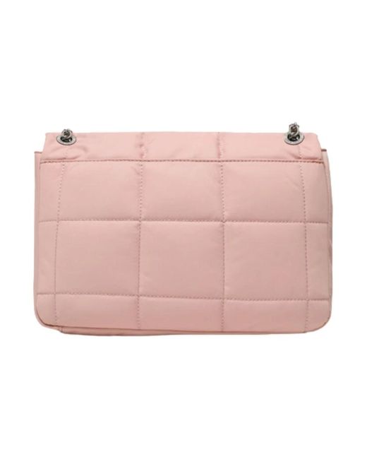 Calvin Klein Pink Stepp-schultertasche für frauen