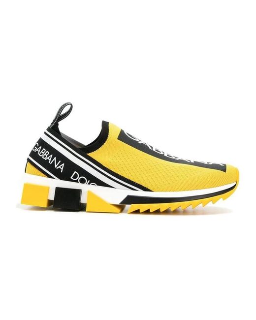 Sneakers di Dolce & Gabbana in Yellow