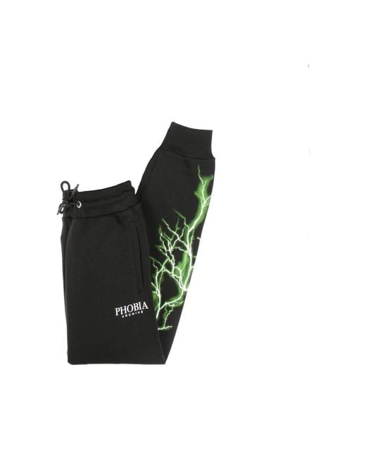 PHOBIA ARCHIVE Black Sweatpants for men