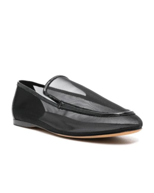Khaite Black Loafers