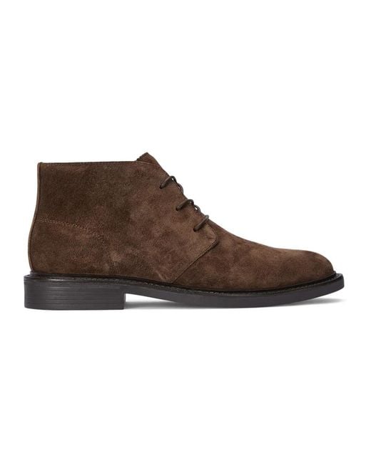 Polo Ralph Lauren Brown Lace-Up Boots for men