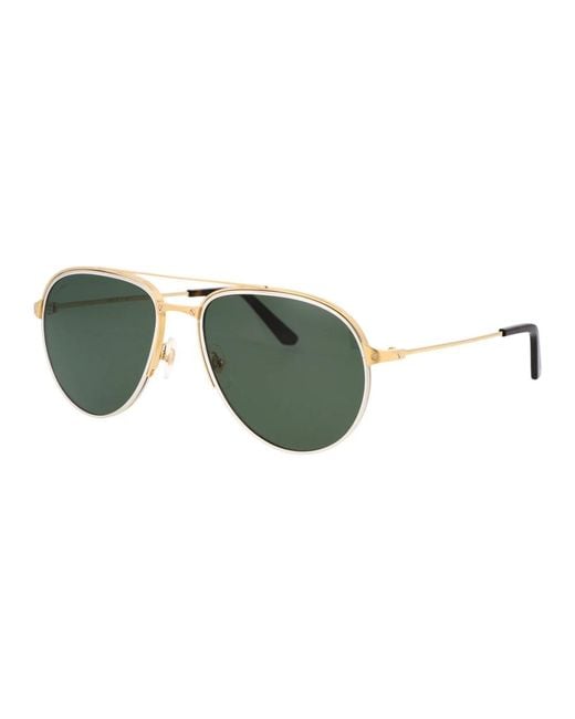 Cartier Stylische sonnenbrille ct0325s in Green für Herren