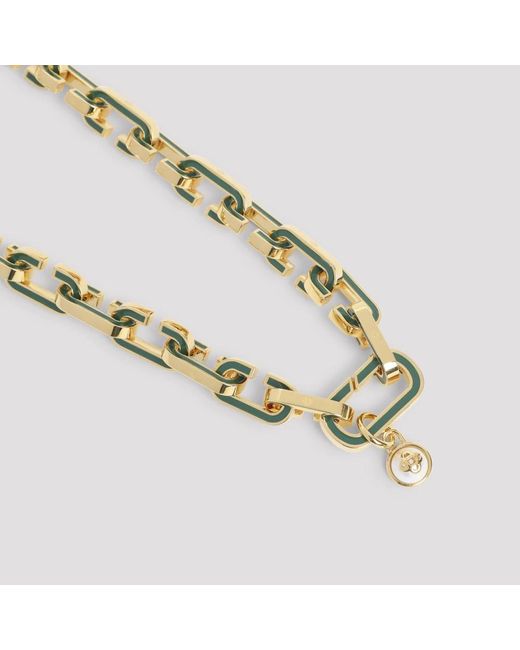 Casablanca Emaille Link Ketting in het Metallic voor heren