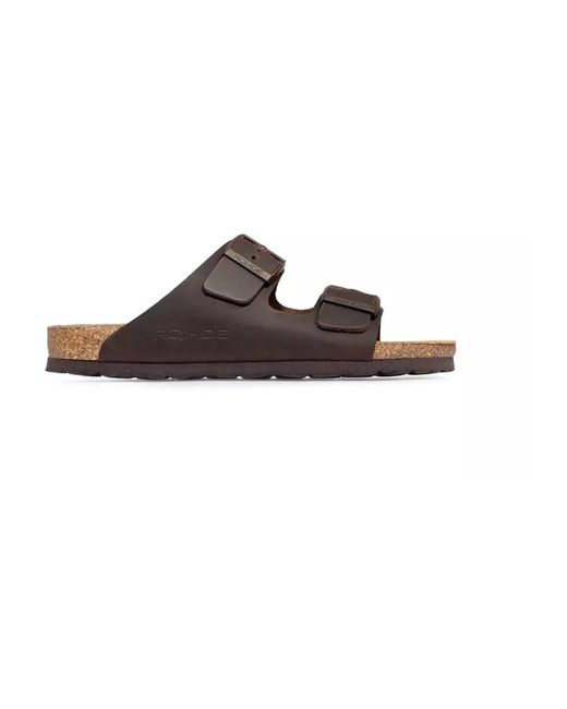 Sliders Rohde de hombre de color Brown