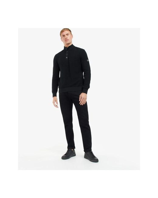 Barbour Black Turtlenecks for men