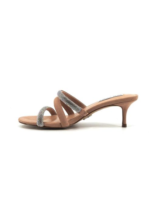 Steve Madden Pink Heeled Mules