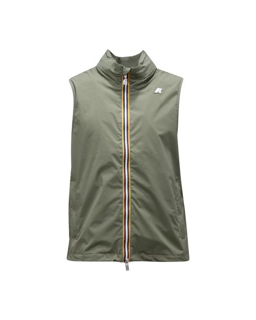K-Way Green Waistcoats for men