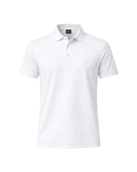 DUNO White Polo Shirts for men