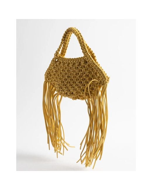 Yuzefi Metallic Handbags