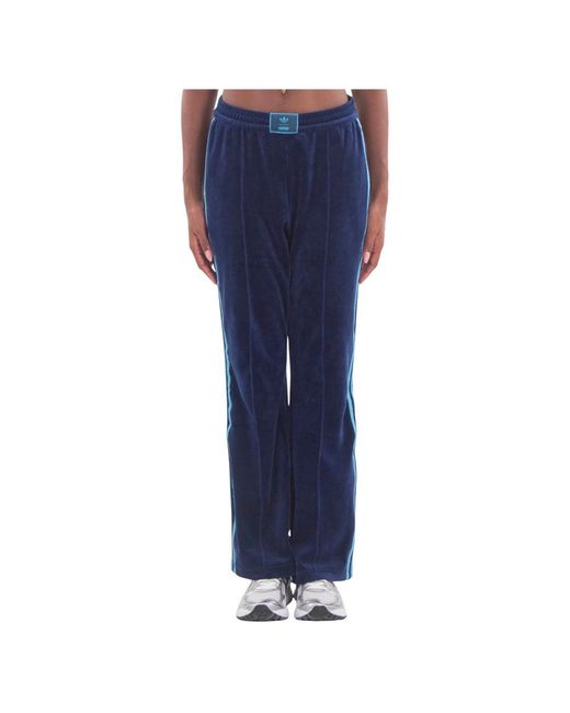 AVAVAV Velour Track Pants in het Blue