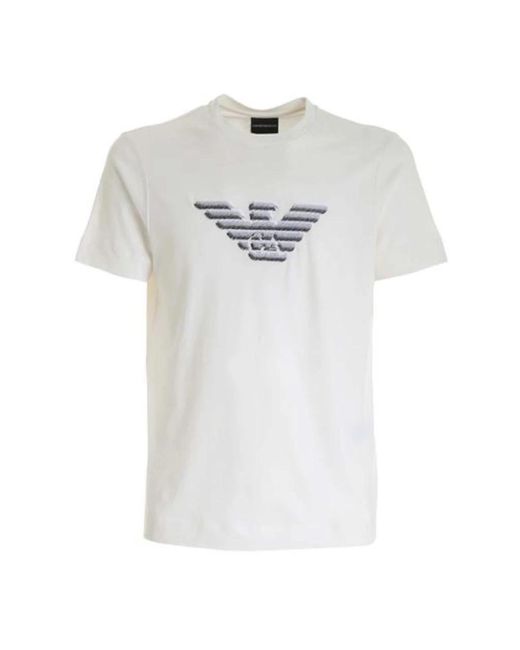 T-Shirts di Emporio Armani in White da Uomo