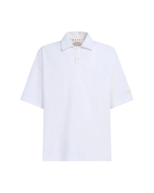 Marni White Polo Shirts for men