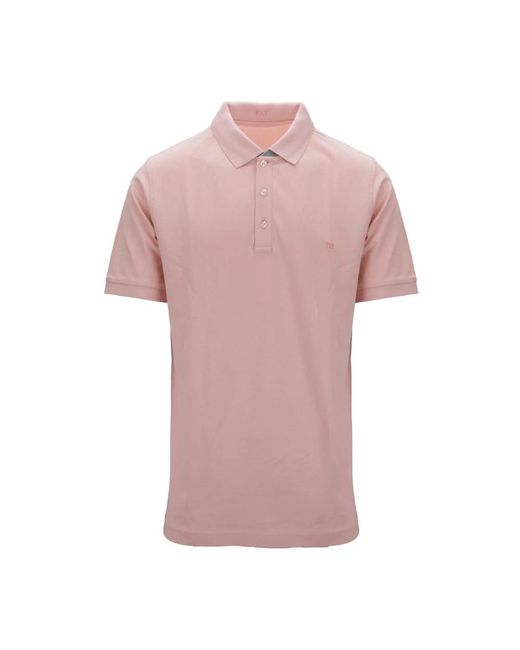 Fay Pink Polo Shirts for men