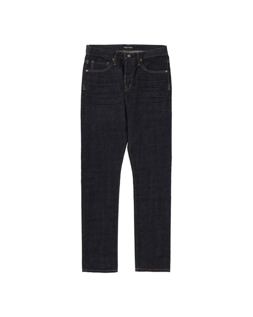 Tom Ford Blue Straight Fit Jeans for men