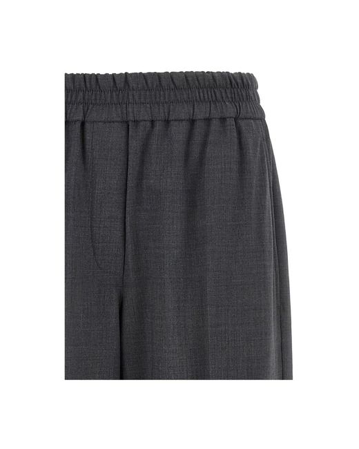 Wide Trousers Brunello Cucinelli de color Gray