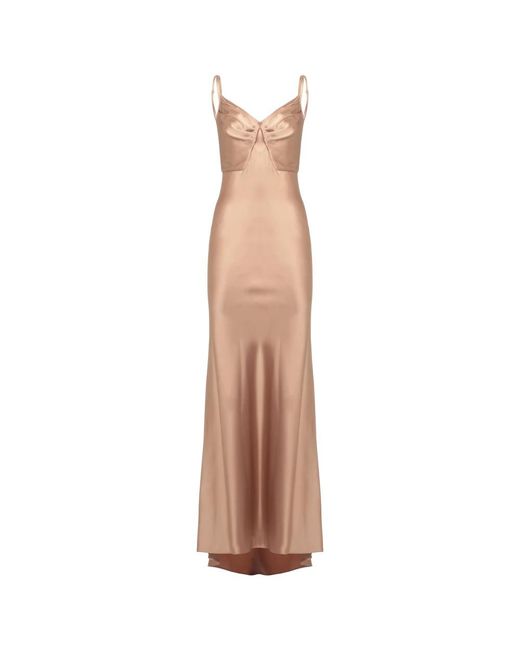 Elisabetta Franchi Brown Gowns