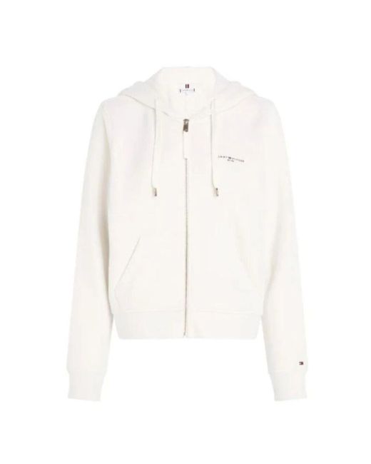 Tommy Hilfiger White Zip-throughs