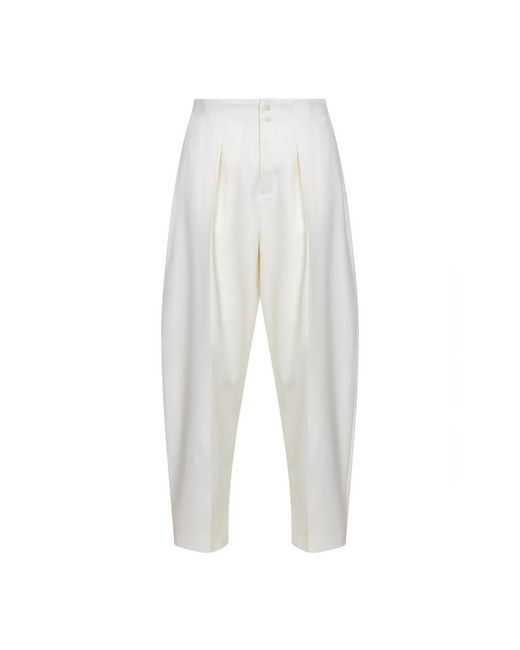 Jacquemus White Suit Trousers for men