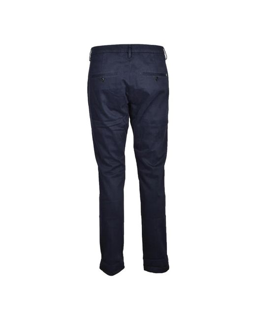 Slim-Fit Trousers Dondup de hombre de color Blue